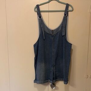 Denim Sleeveless Romper